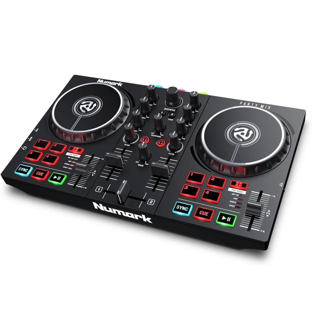 Πλήρες σύστημα DJ USB - 2 Decks, LED Light Show και Serato DJ Lite